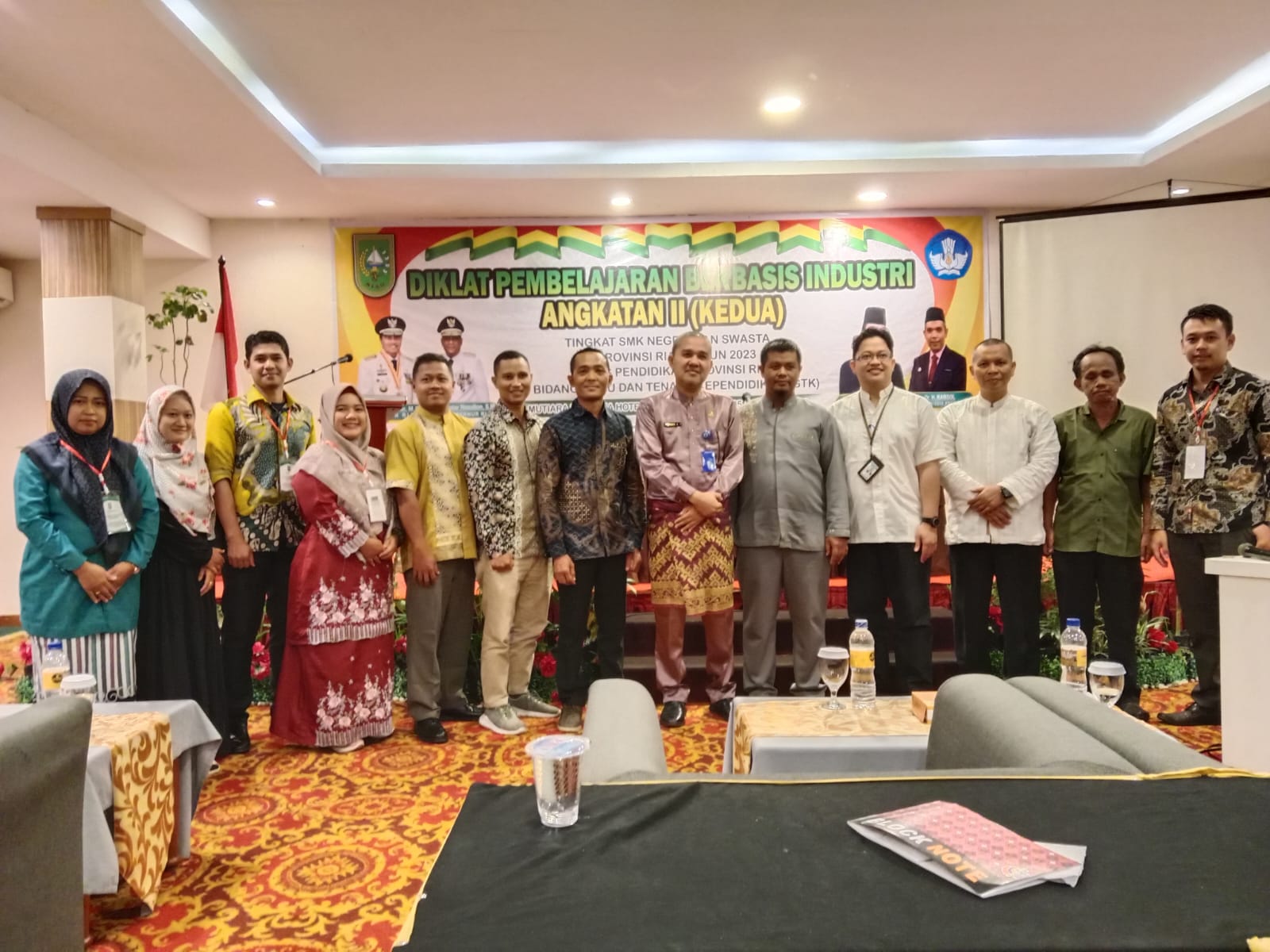 Diklat Pembelajaran Berbasis Industri Angkatan II (Kedua) Tingkat SMK Negeri dan Swasta Se-Provinsi Riau Tahun 2023